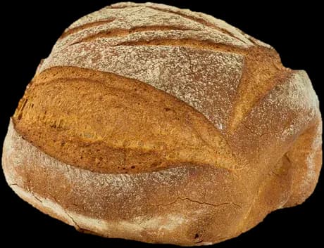 A round scored country loaf from the By Eric bakery