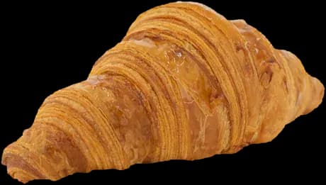 An all-butter croissant, laminated and baked in the By Eric atelier